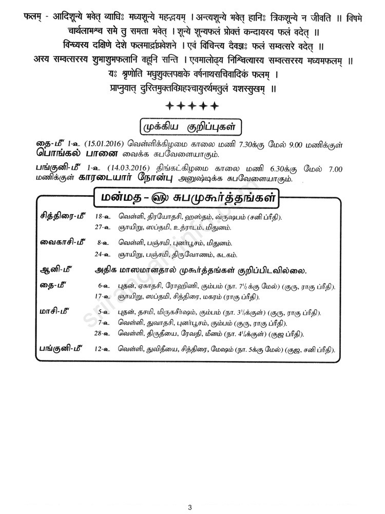 Panchangam